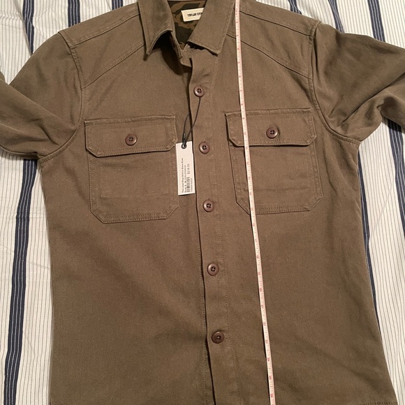 Taylor stitch shop shirt size 38 Army Green - Picture 15 of 16